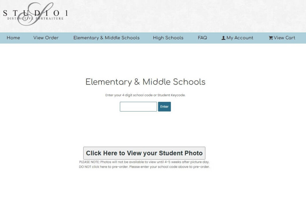 Shopstudio1: Order Elementary, Middle and High School Photographs